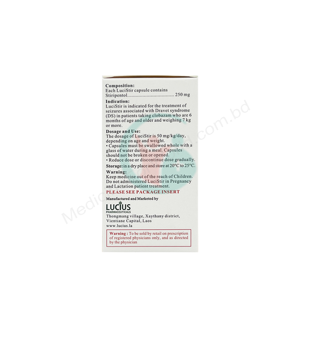 LuciStir- Generic Stiripentol- Lucius Pharma