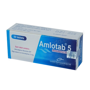 Amlotab- Generic Amlodipine Besilate- Incepta Pharma