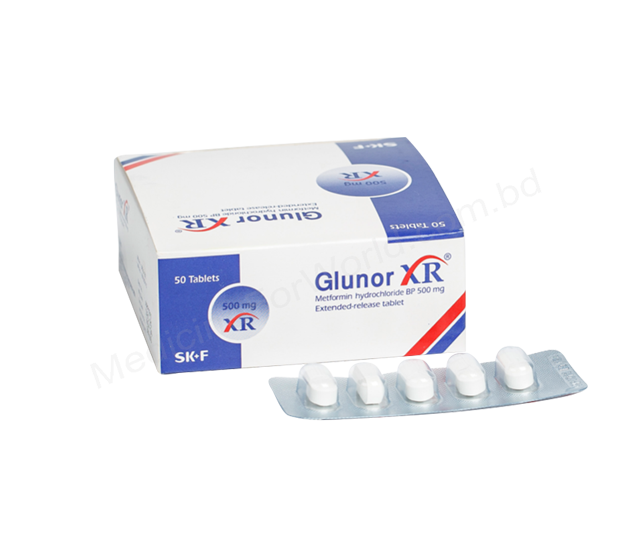 Glunor XR- Generic METFORMIN HYDROCHLORIDE- Eskayef pharma