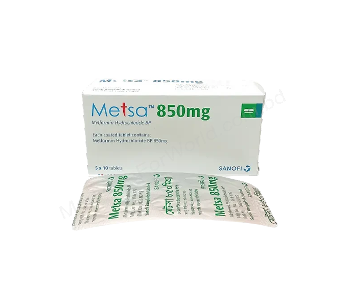 Metsa- 通用的 METFORMIN HYDROCHLORIDE- Synovia Pharma