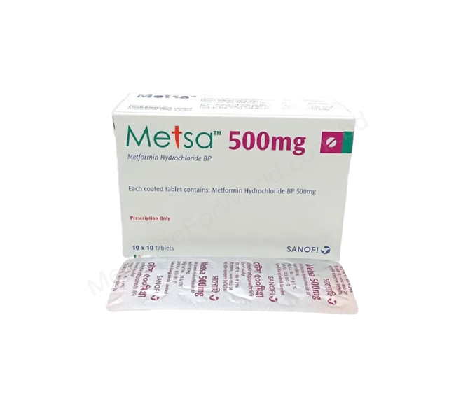Metsa- 通用的 METFORMIN HYDROCHLORIDE- Synovia Pharma