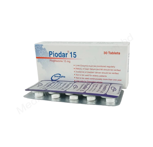 Piodar- 通用的 吡格列酮- 孟家拉伊斯达制药