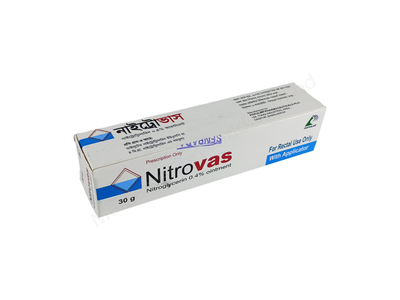Nitrovas- Generic Nitroglycerin- Popular Pharma
