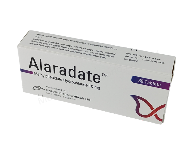 Alaradate- 通用的 盐酸哌甲酯- 孟家拉伊斯达制药
