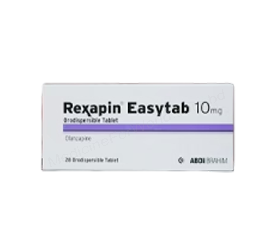 REXAPIN EASYTAB- 通用的 OLANZAPINE- ABDI IBRAHIM Pharma