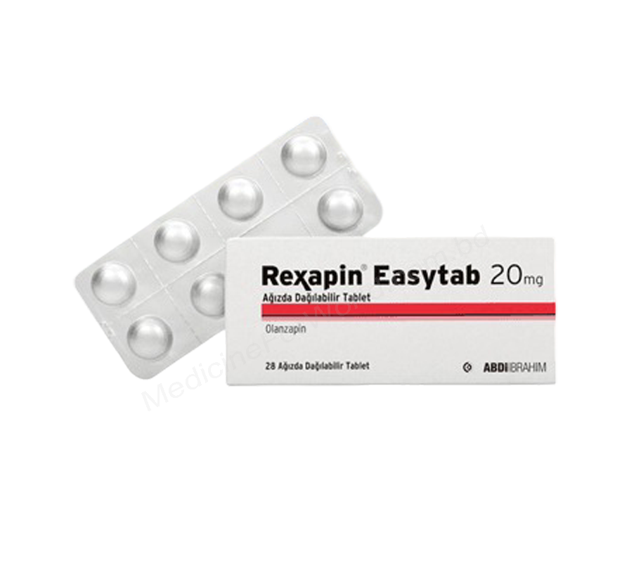 REXAPIN EASYTAB- 通用的 OLANZAPINE- ABDI IBRAHIM Pharma