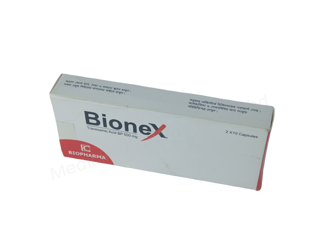 Bionex- Generic Tranexamic Acid- Biopharma Limited
