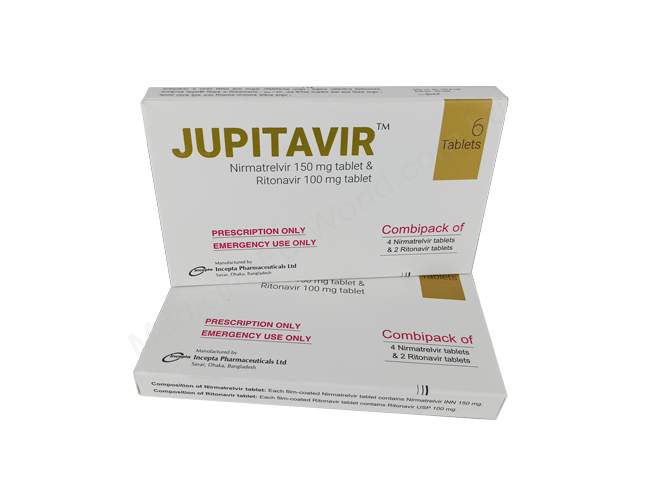 Jupitavir- 通用的 Nirmatrelvir+Ritonavir- 孟家拉伊斯达制药