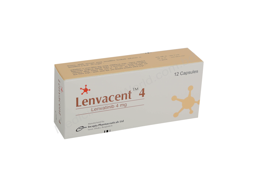 Lenvacent- Generic Lenvatinib- Incepta Pharma