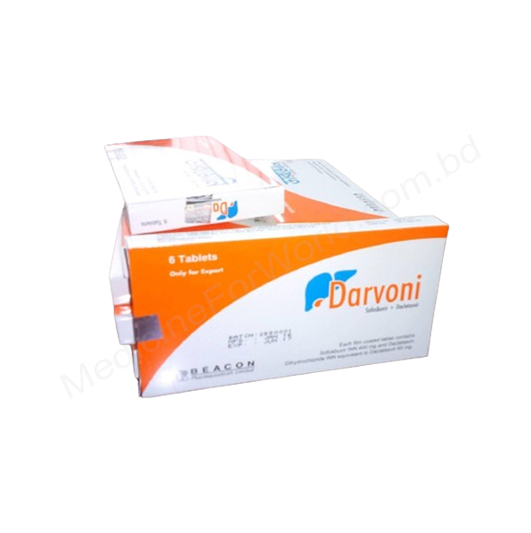 Darvoni- Generic Sofosbuvir + Daclatasvir- Beacon pharma