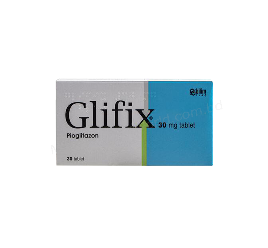 GLIFIX- 通用的 吡格列酮- BILIM Pharma