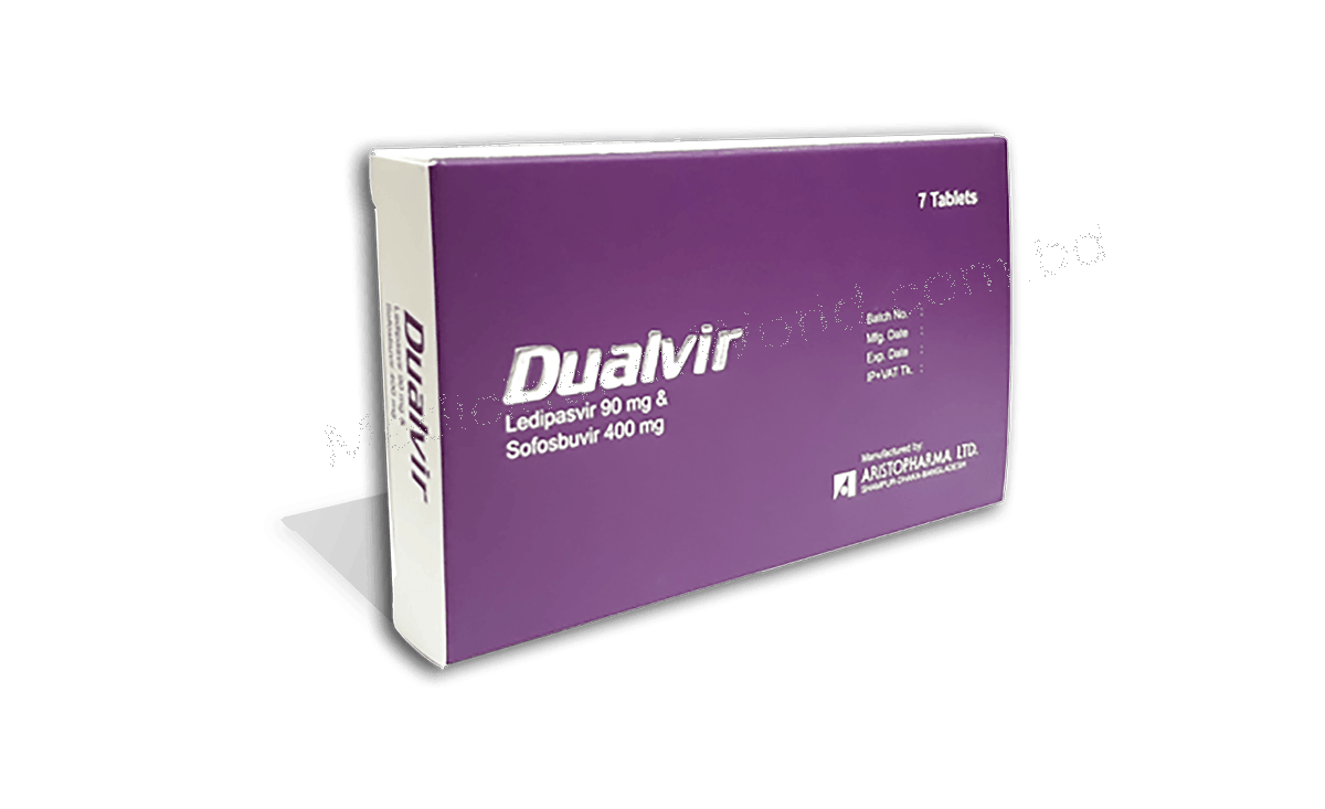 Dualvir- Generic Sofosbuvir + Ledipasvir- Aristopharma
