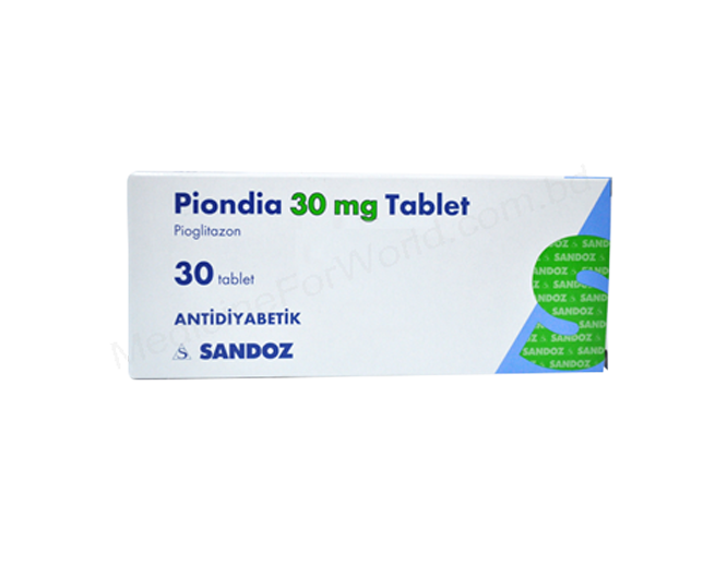 PIONDIA- 通用的 吡格列酮- SANDOZ Pharma