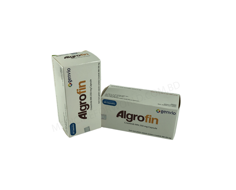 Algrofin- Generic Crizotinib- Genvio Pharma