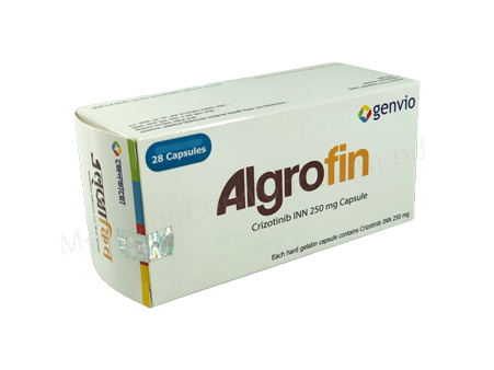 Algrofin- Generic Crizotinib- Genvio Pharma