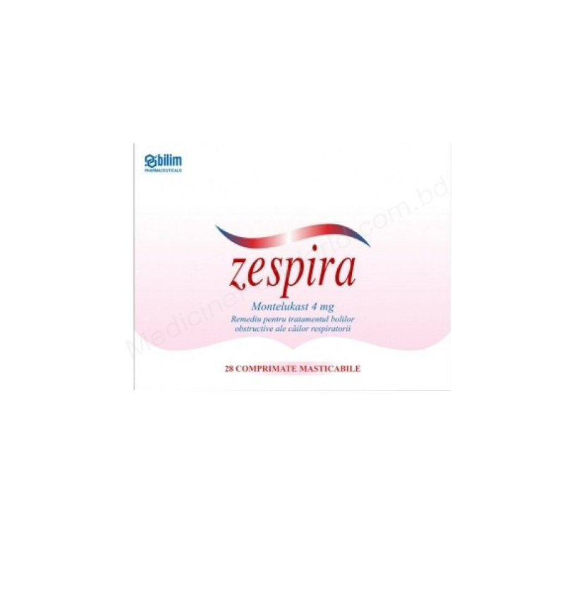 ZESPIRA- 通用的 MONTELUKAST- BILIM FARMA