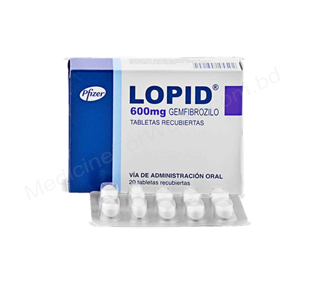 LOPID- Generic GEMFIBROZIL- Pfizer Pharma