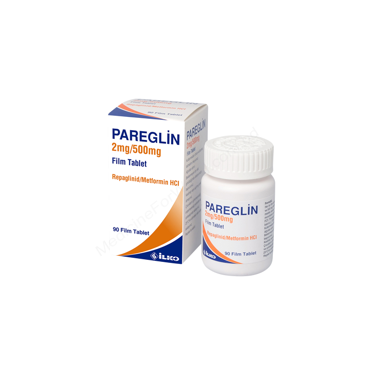PAREGLIN- 通用的 REPAGLINIDE + METFORMIN HYDROCHLORIDE- ILKO Pharma