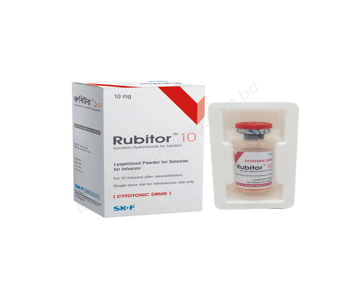 Rubitor- 通用的 EPIRUBICIN HYDROCHLORIDE- Eskayef制药有限公司